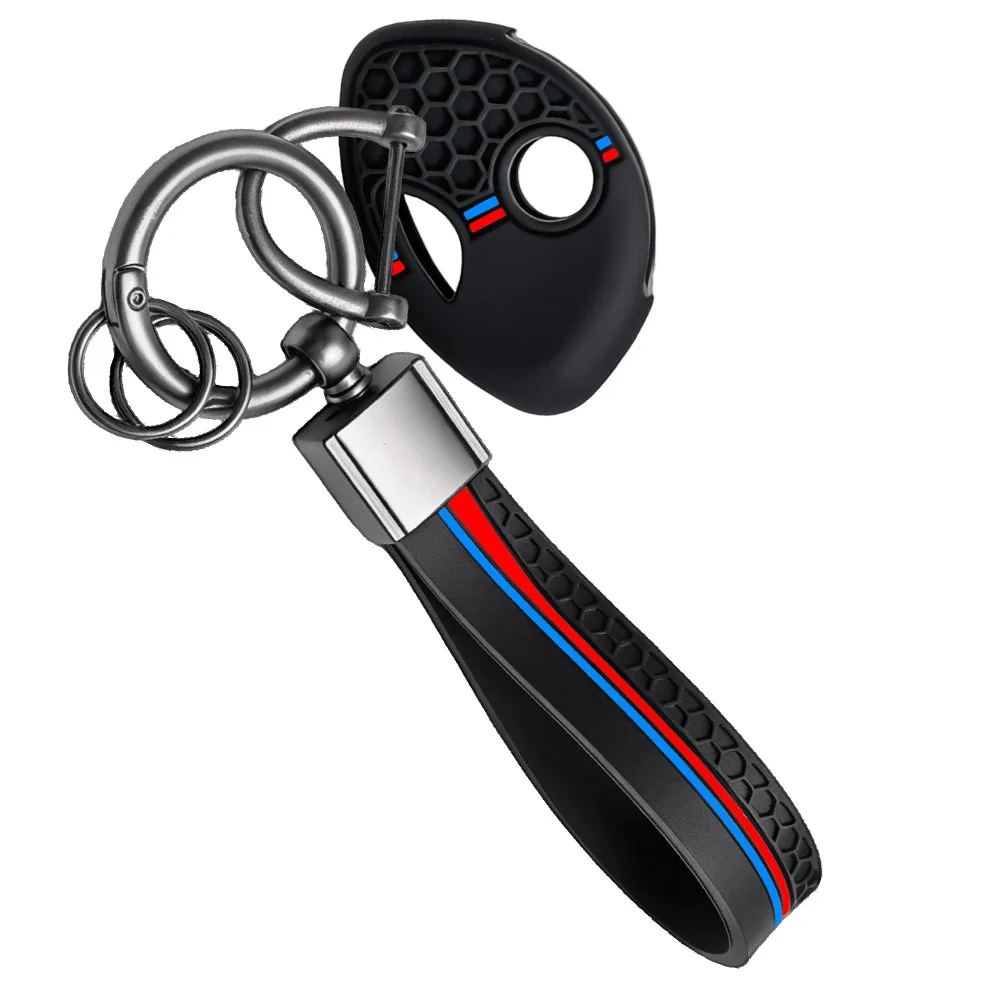 Silicone Motorcycle Key Cover Case Shell Keys Protection Fit For BMW F650GS F800GS S1000RR R1200RT F650 F800 GS R1200 RT
