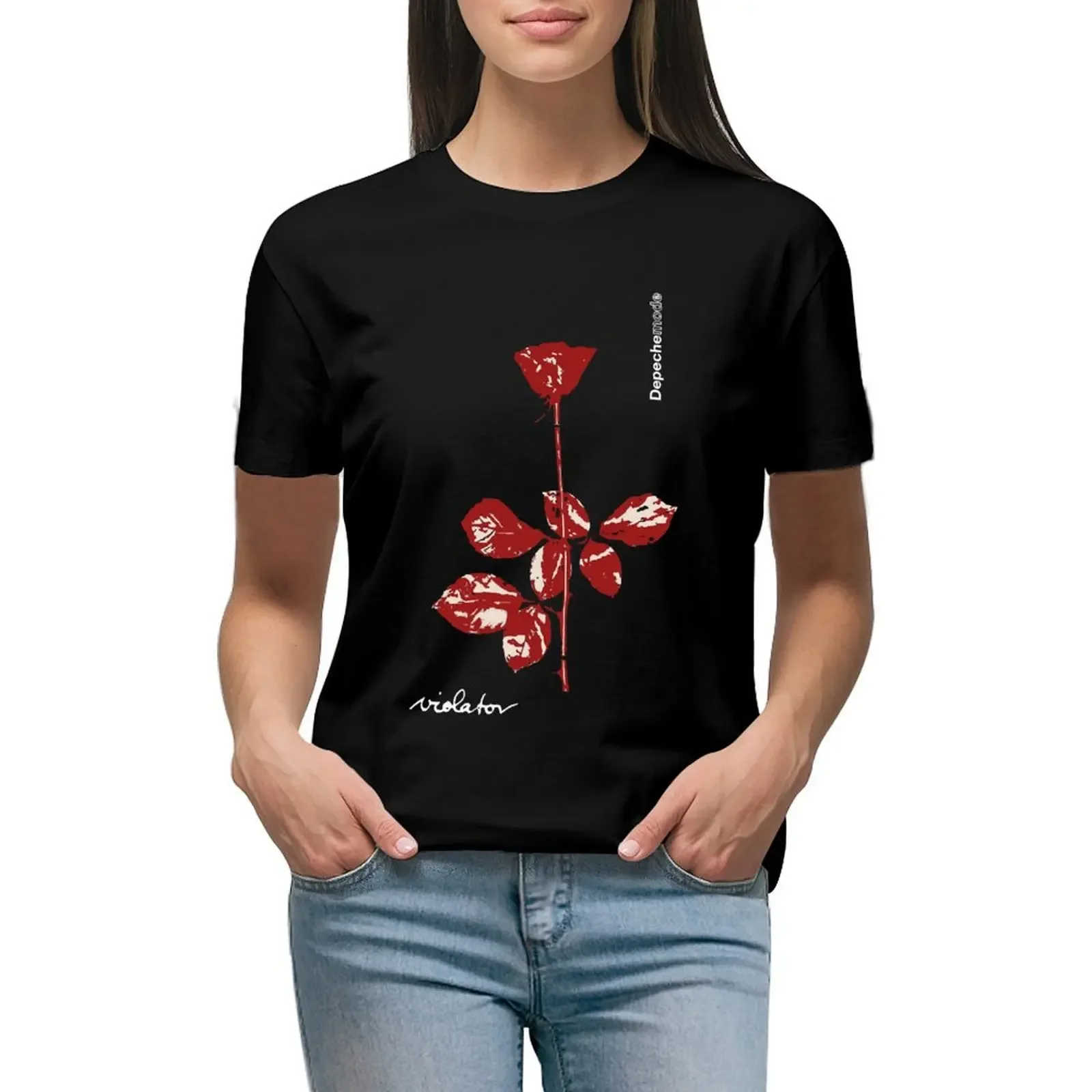 

Violator Album Art Shirt Essential T-Shirt Female clothing Short sleeve tee graphics kawaii clothes white t shirts for Women