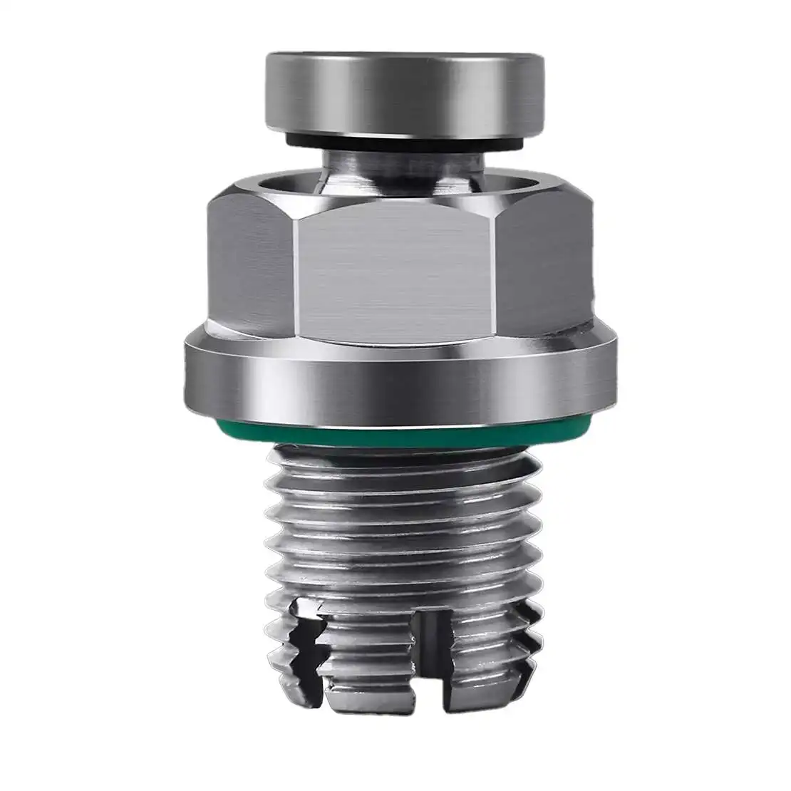 M12.1x1.75 15mm Oversize Piggyback Oil Drain Plug Self Tapping Pan Thread Repair Kit Universal