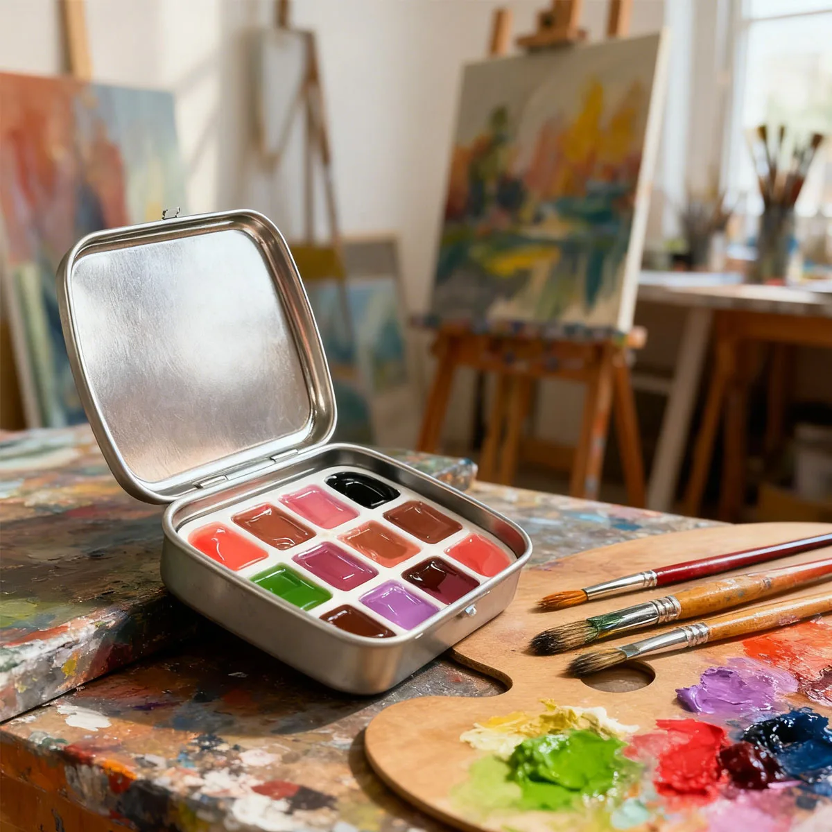 

Упаковочная коробка для дизайна ногтей, упаковочная коробка для окрашенного клея, клей для лака для ногтей, коробка для хранения акварельных упаковок