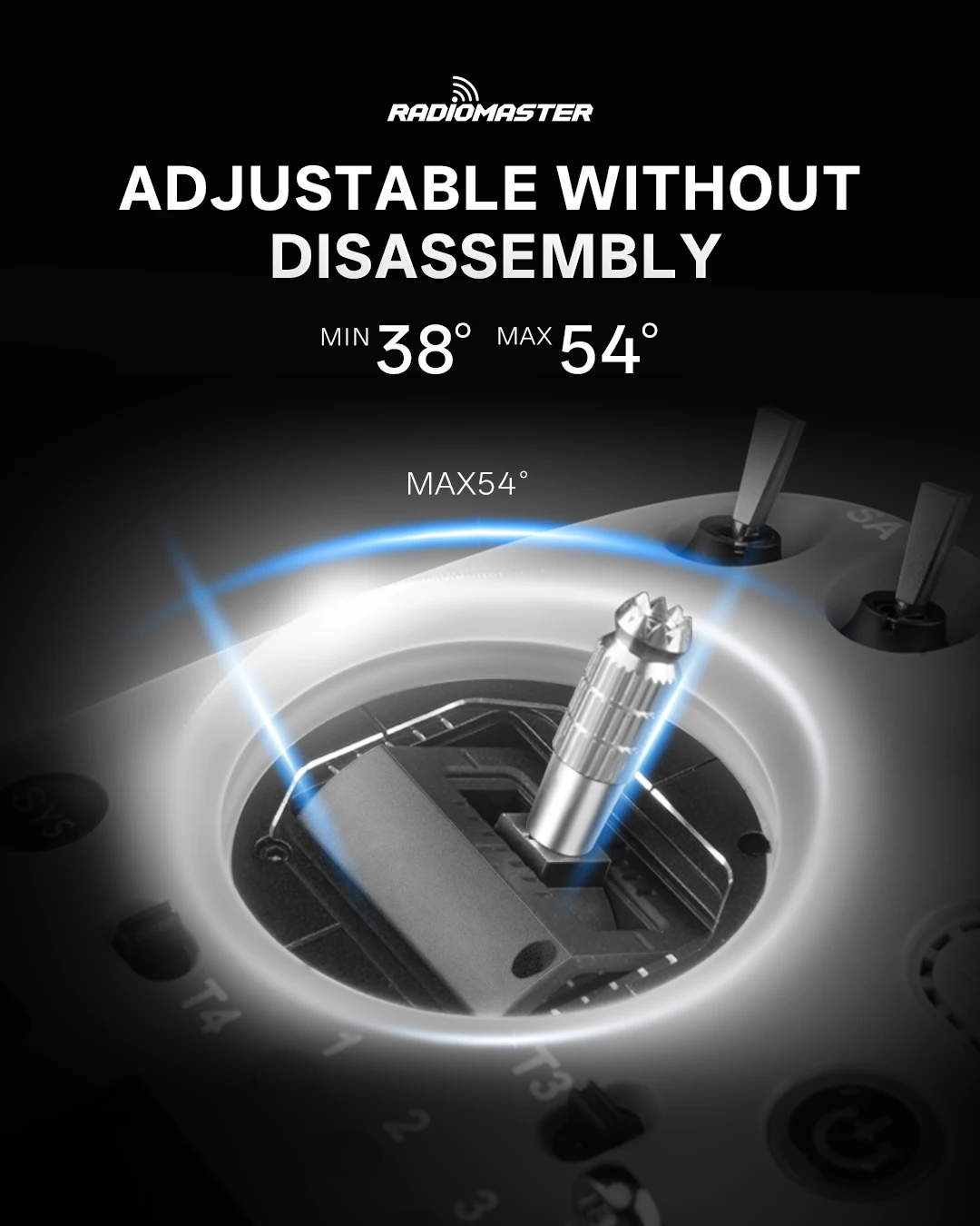 Cardán Radiomaster TX15 V5 Hall