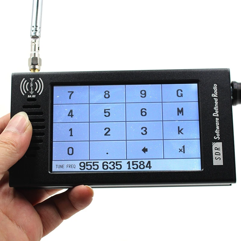 جهاز استقبال رقمي محمول من SDR جهاز استقبال راديو FM/AM/MW/SW/جهاز استقبال DSP يعمل بضغط الهواء جهاز استقبال راديو FM SDR يعمل على الموجات القصيرة