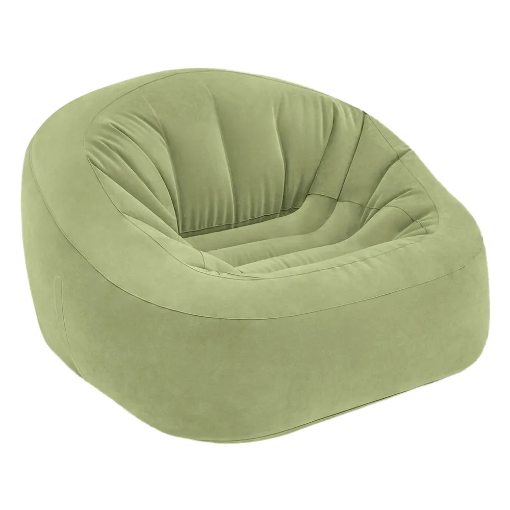 Inflatable beanless bag club intex in Green-124x119x76 cm