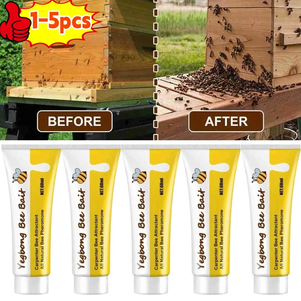 Outdoor Beekeeping Bee Attractant Bait Bee Bait Bee Swarm Commander Lure Bait Bee Cage Trap Beekeeper Tools 1-5pcs