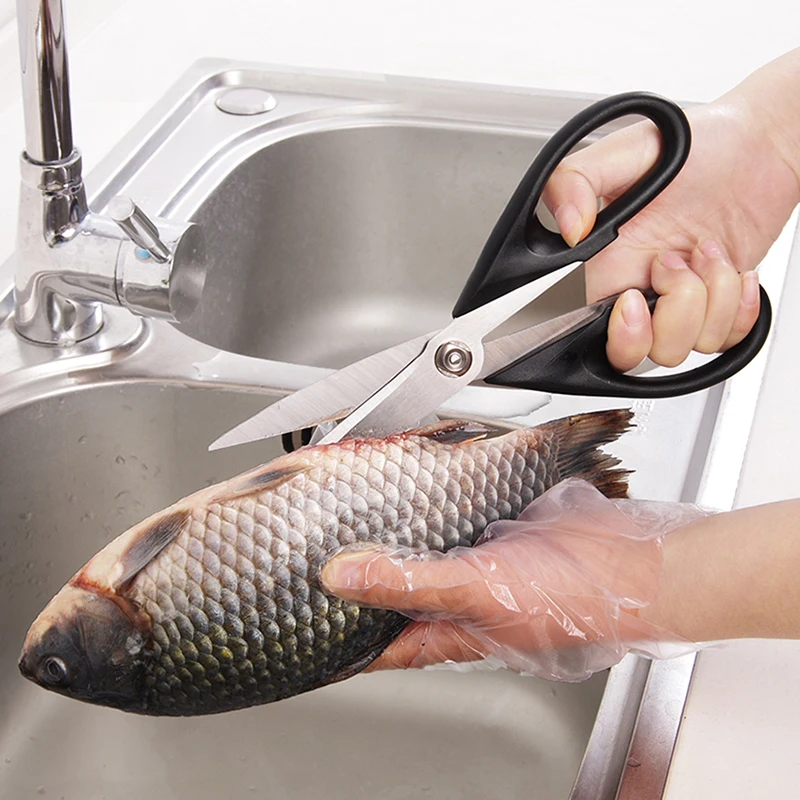 Kitchen Scissors Multifunctional Stainless Steel Scissors Vegetable Scissors Household Kitchen Scissors