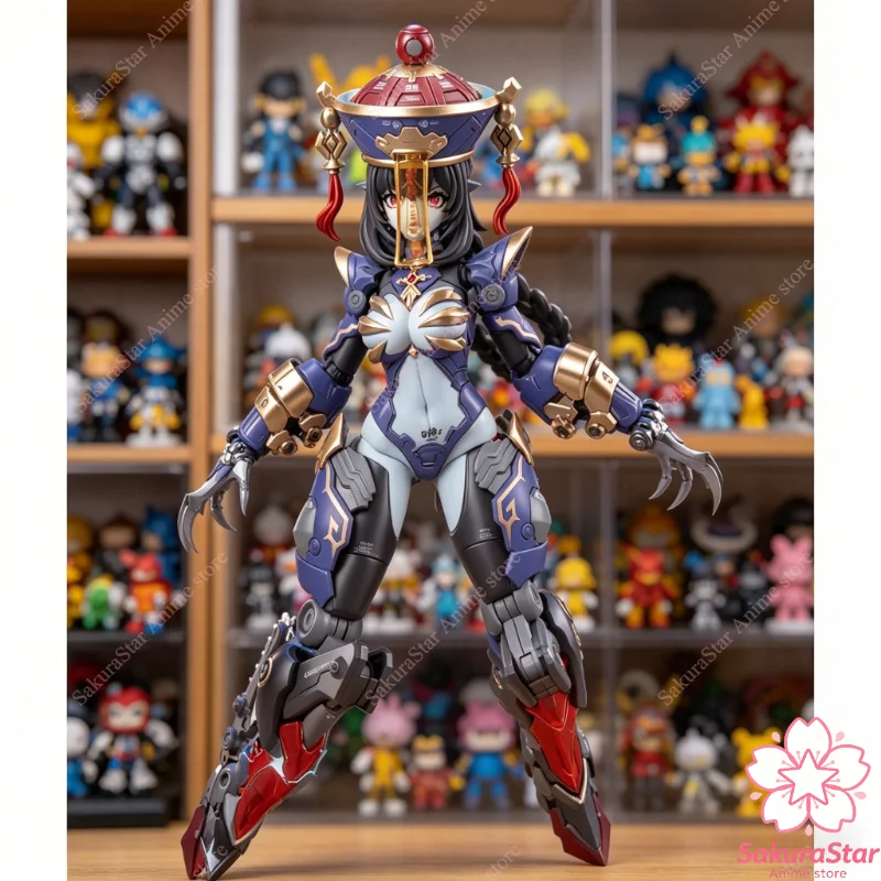 

【In Stock】Jiulian 1/12 Scale Full Movable Action Figure Hai Mobile Suit Girl Plastic Model Kit Collectible Gift Toy
