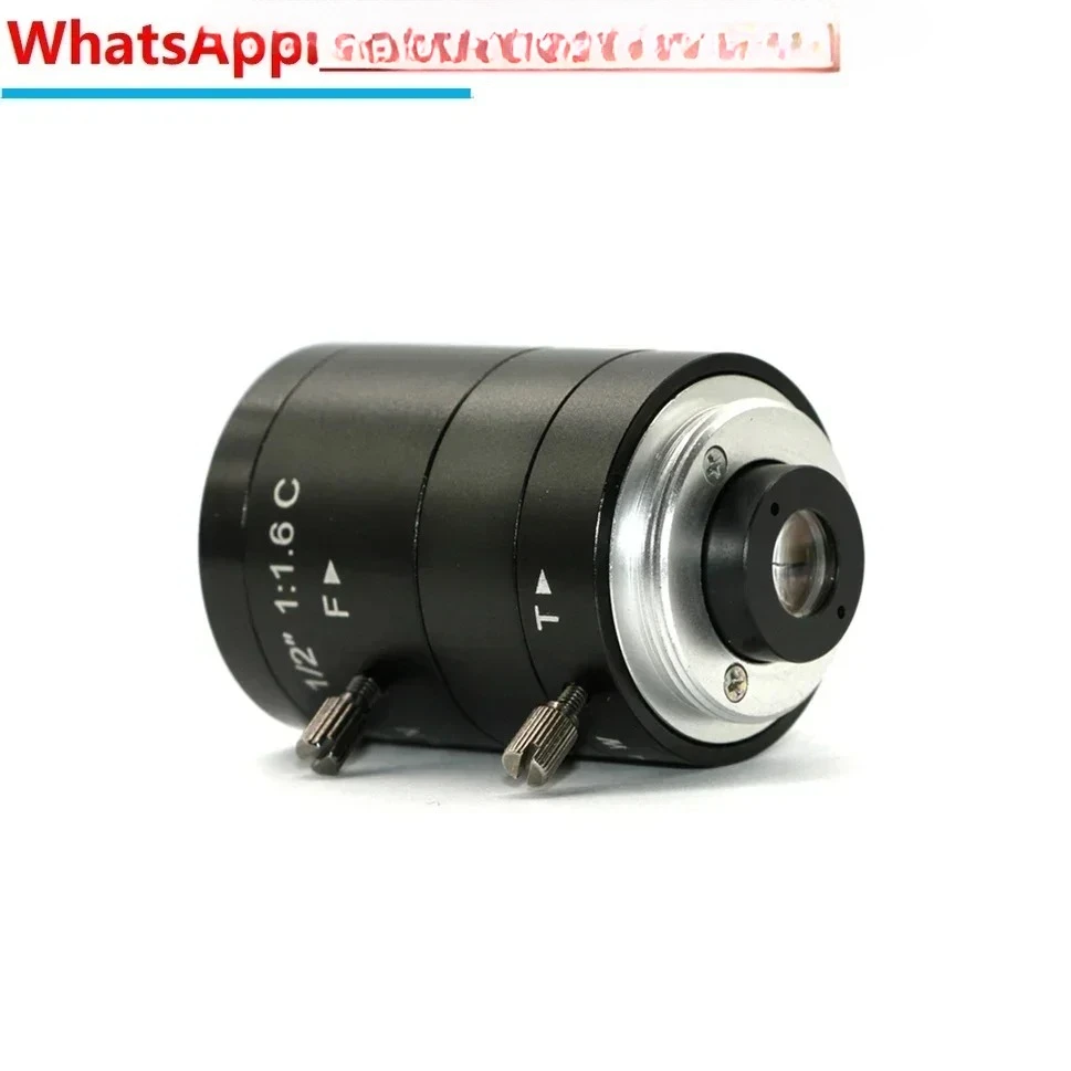 

3 million high-definition industrial camera lens zoom 6-12mm 1/2 C port distortion free CCD camera vision