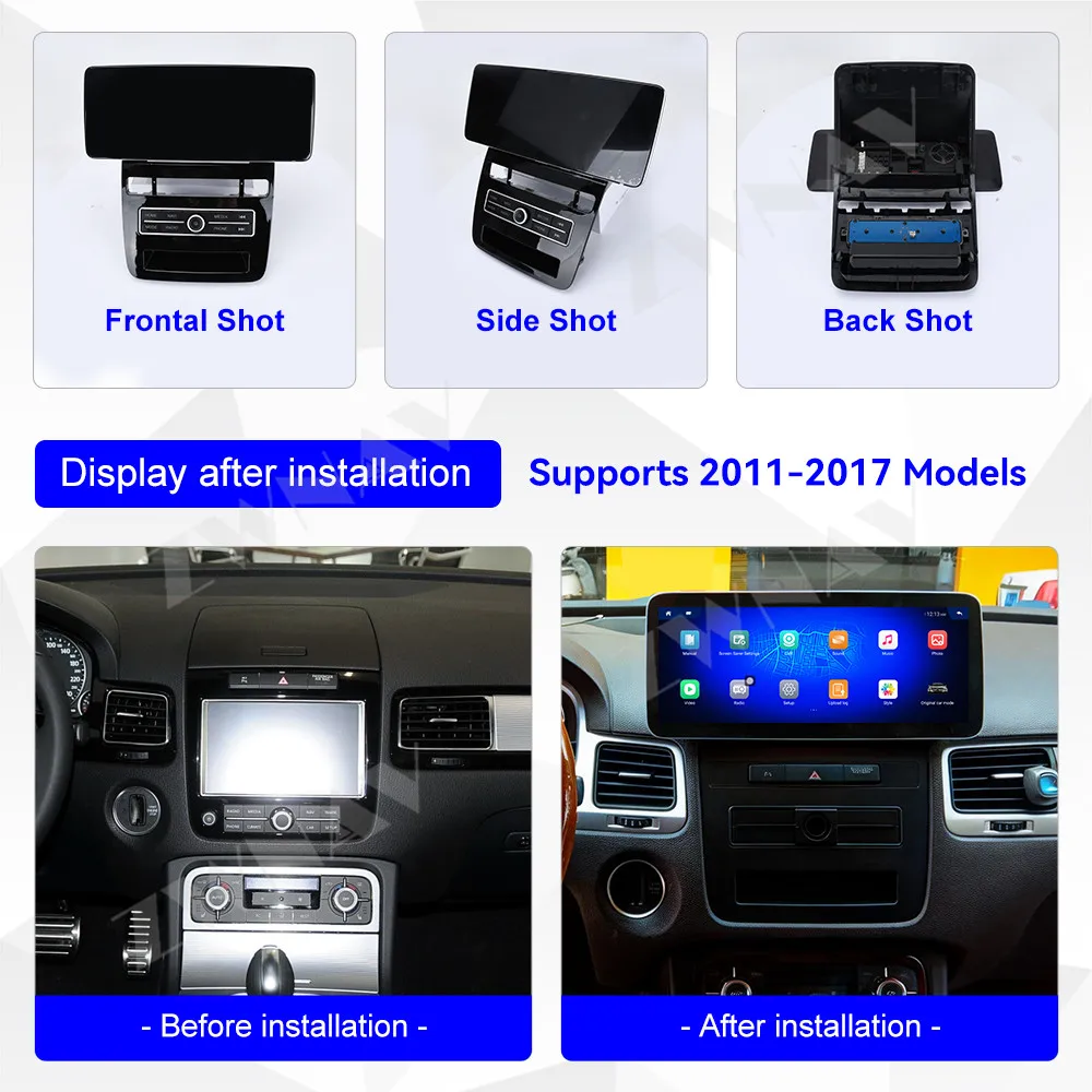 

12.3 Inch Touch Screen For Volkswagen Touareg 2011-2017 Multimedia Player Car Radio GPS Navigation Android 14 Carplay Stereo