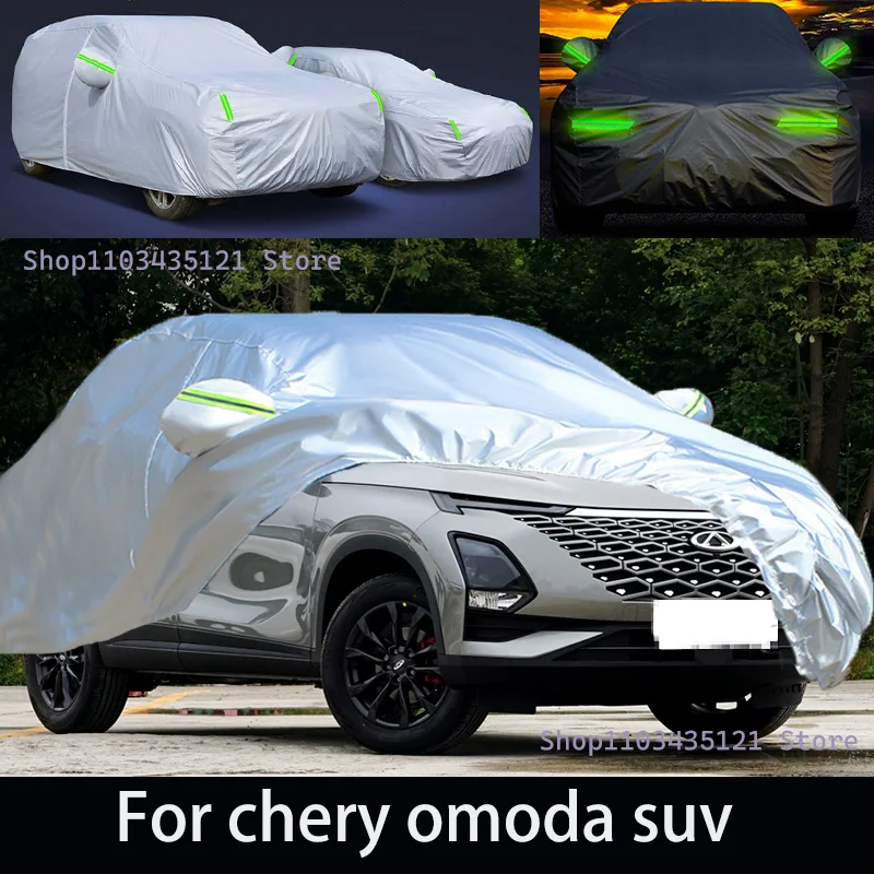 

For chery omoda suv Outdoor Protection Full Car Covers Snow Cover Sunshade Waterproof Dustproof Exterior Car accessories