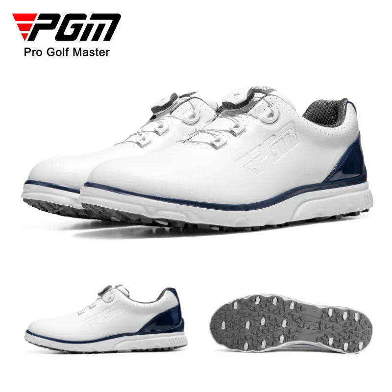 

PGM Men's Golf Shoes Casual Sport Sneakers Knob Shoelaces Microfiber Waterproof Anti-Slip XZ261 Wholesale