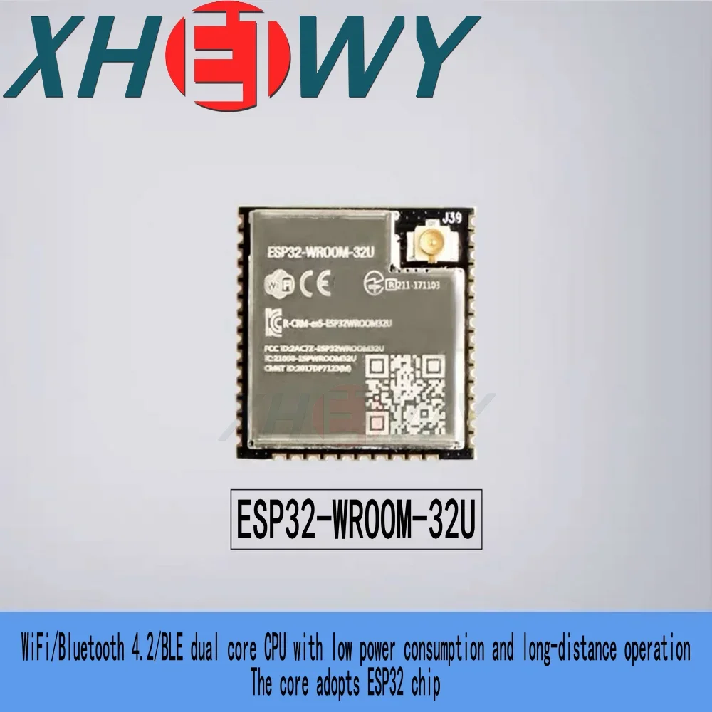 1PCS ESP-WROOM-32U development board wireless WiFi+Bluetooth dual core CPU IoT onboard antenna