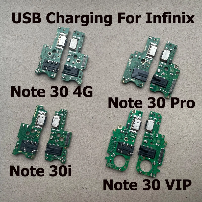 

USB Charging Dock Board Connector For Infinix Note 30 30i Pro VIP PCB Charger Port Flex Cable