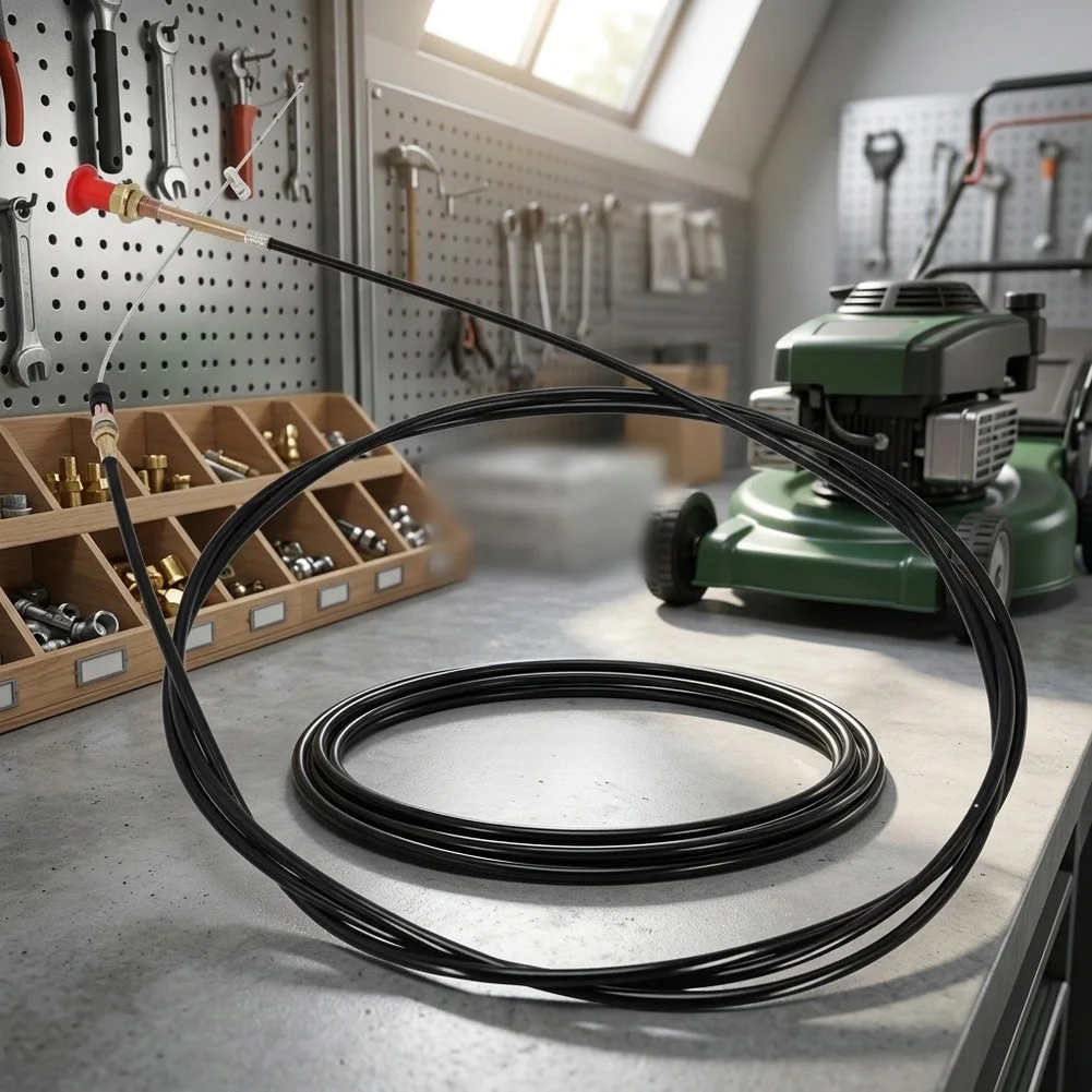 WA4306 10 Foot PTO Push Pull Control Cable for Off Road Vehicles Earthmoving Equipment and Utility For Trucks 179301310