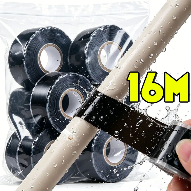 Seal Self Fusing Silicone Tape Weatherproof Self Fusing Silicone Sealing Tape for Emergency Pipeline Repair Bandage/Tool Fixing