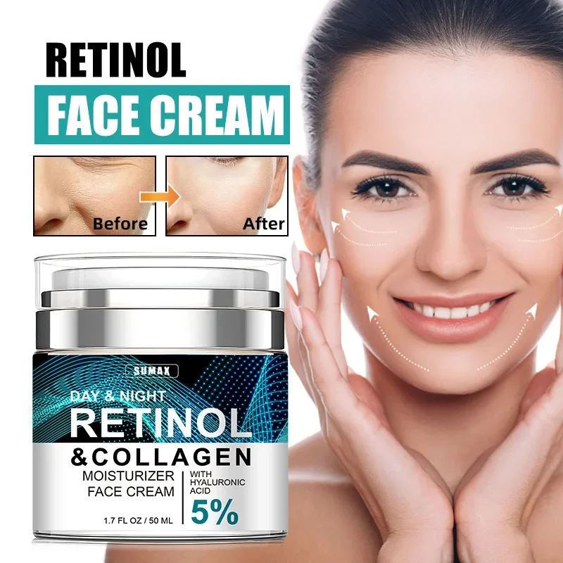 50ml press retinol face cream anti-aging fade fine lines moisturize and brighten skin tone Skin care product