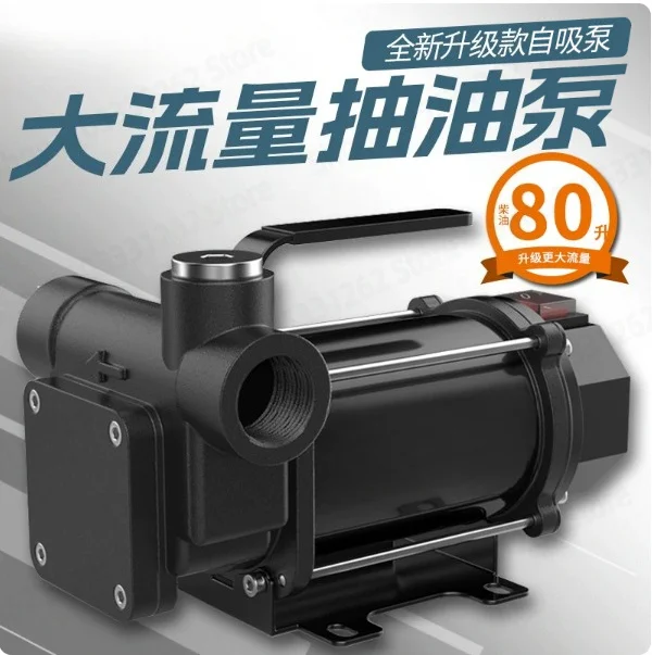 12V 24V 220V Electric High Power Diesel Fuel Transfer Pump Large Flow for Tanker
