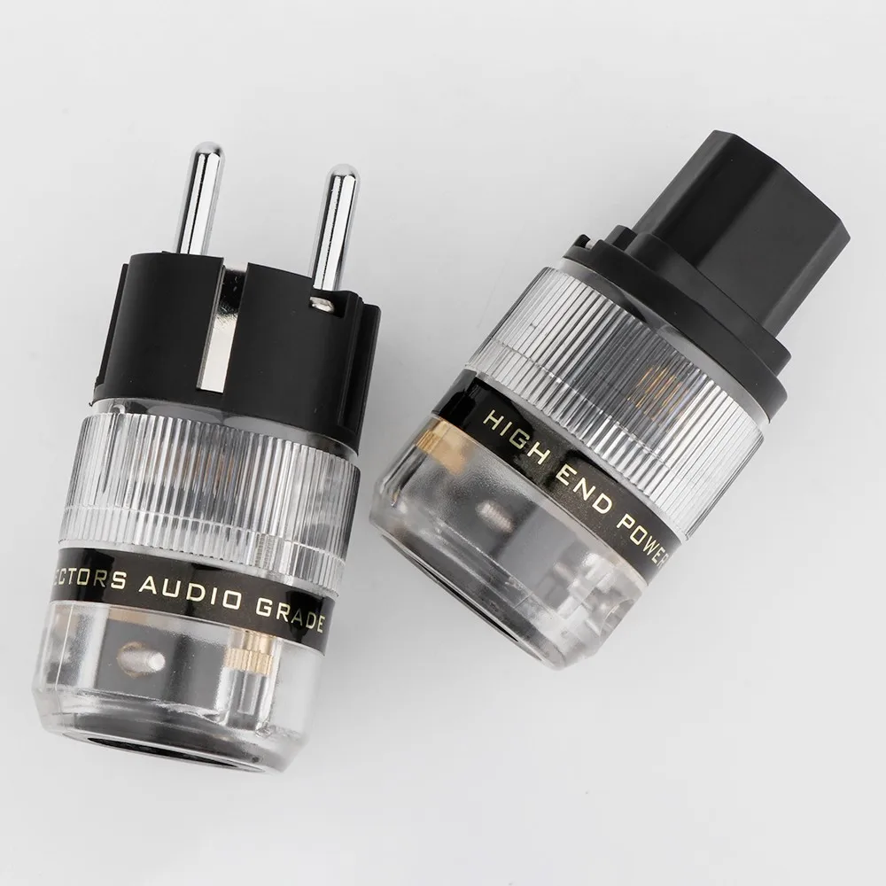 Hi end us/eu Wechselstrom stecker Netz stecker iec c15 Buchse Wechselstrom stecker für DIY Audio Stromkabel – Detail 6