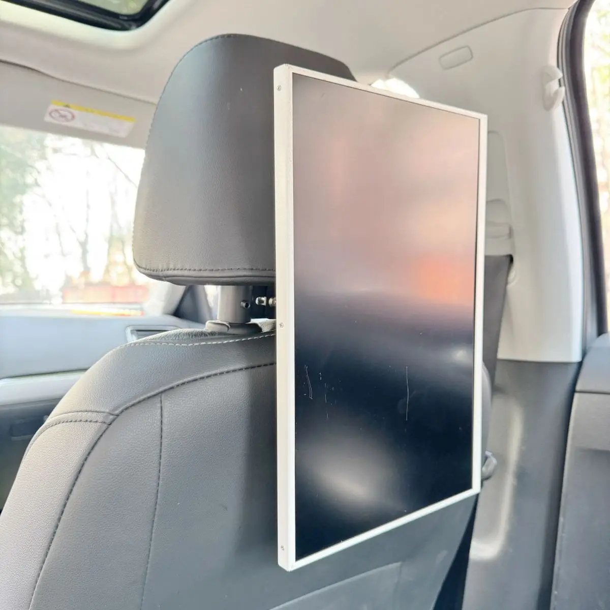Aluminum Alloy Car Headrest Monitor Bracket VESA Universal Rear‑Seat Mount For Portable Screen Tablet TV view 6