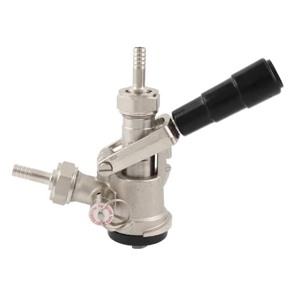 Homebrew Kegerator Keg Head Dispenser Sankey Tap System D S Type Stainless Steel Probe Pressure Valve Metal Beer Keg Coupler