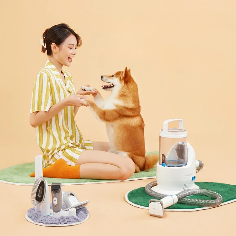 

Pet Multi-functional Hair Trimmer Pet Grooming Device Large Capacity Cat and Dog Hair Combing Device Pet Hair Suction Comb