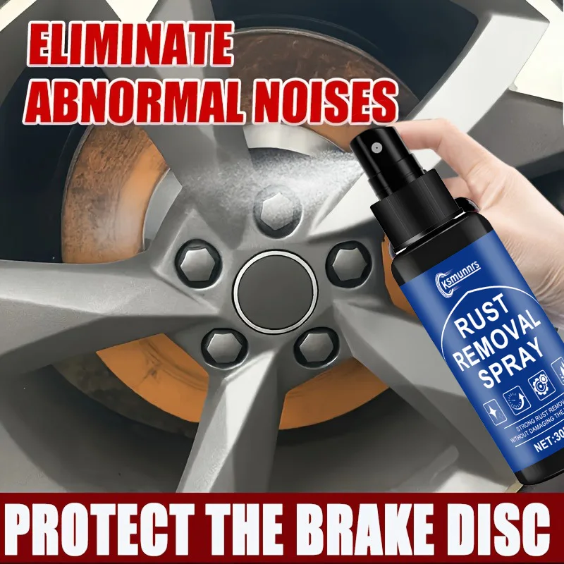 Lubricante y Pulidor Profesional para Silenciar Frenos - Spray Reductor de Ruido Totalmente Metálico para Frenos de Coche/Motocicleta, Mantenimiento de Recubrimiento de Cubos