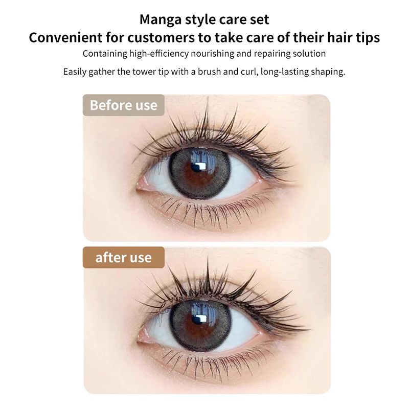 1.5ML False Eyelash Glue Primer W Eyelash Brush Waterproof Long Lasting Quick Dry Extension Easy Remover Eyelash Glue