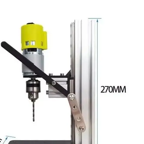 Mini Bench Drill Press DIY High Precision Electric Drill Desktop Antique Drilling Phone Repair Antique Drilling Bird Cage