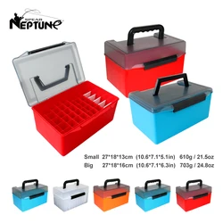 Fishing Tackle Box Squid Jig Organizer Boxes Webfoot Octopus Egi Plastic Storage Box Minnow Hard Bait Container Sea Tool Case