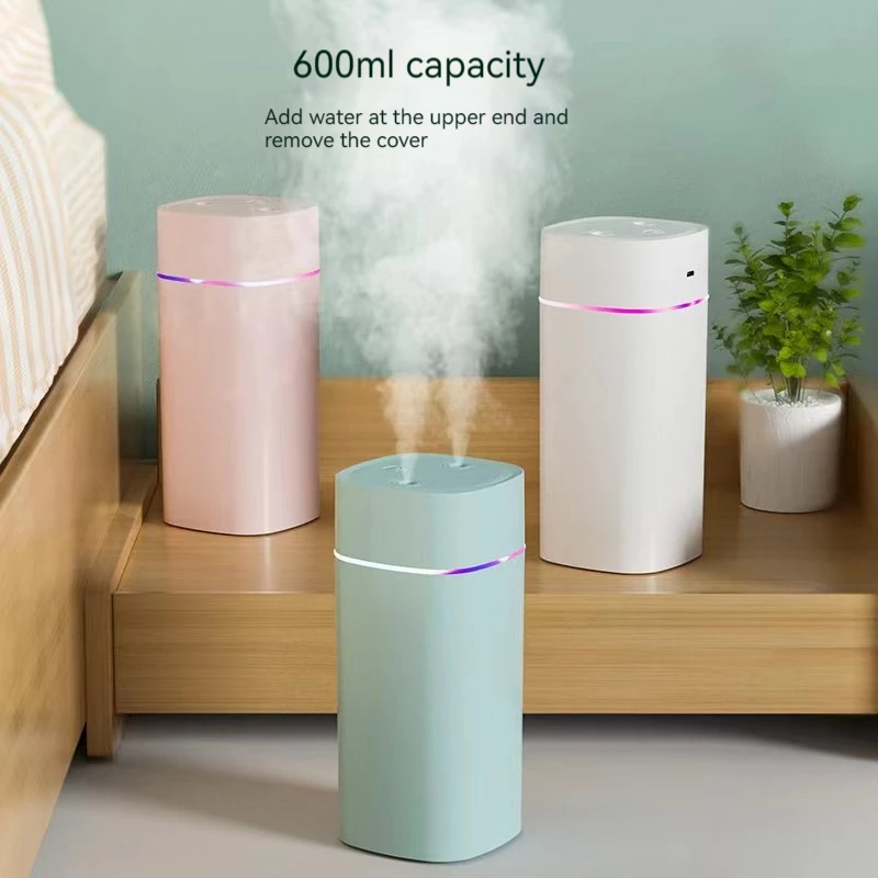 600ml Colored USB Air Humidifier 1