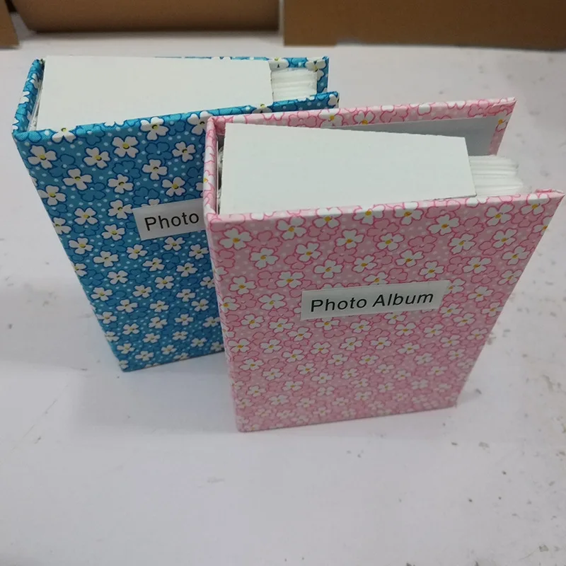 Customized. Fabric Small Floral Photo Album 6 Inch Photos Insert Style Family Album Book Album