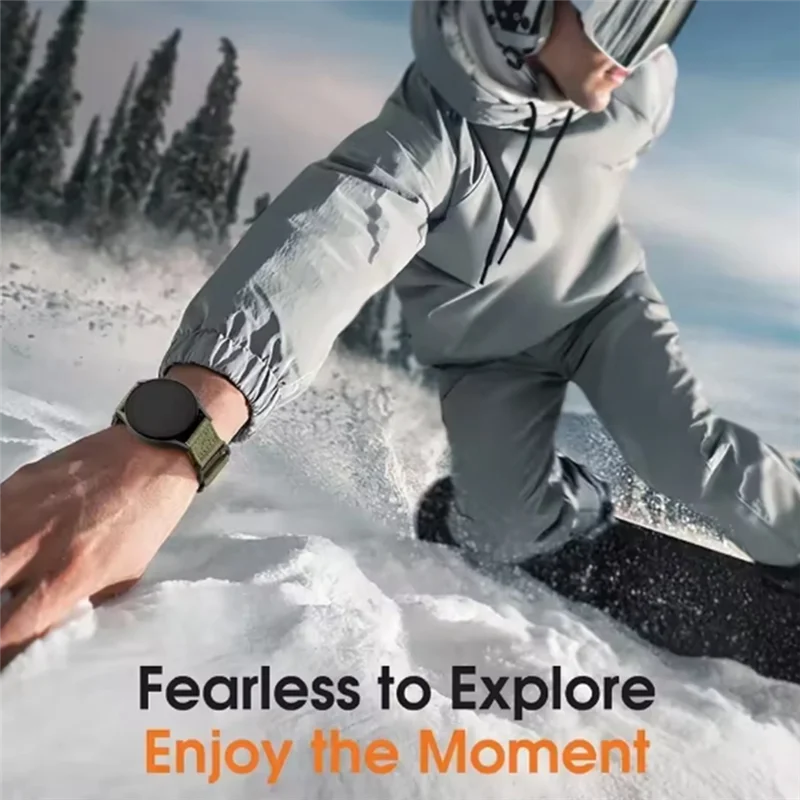 ABVO-حزام نايلون لساعة جالاكسي 7 6 5 4 40/44 ملم كلاسيكي 43 47 ملم باند لساعة هواوي GT5 4Pro باند 20 ملم