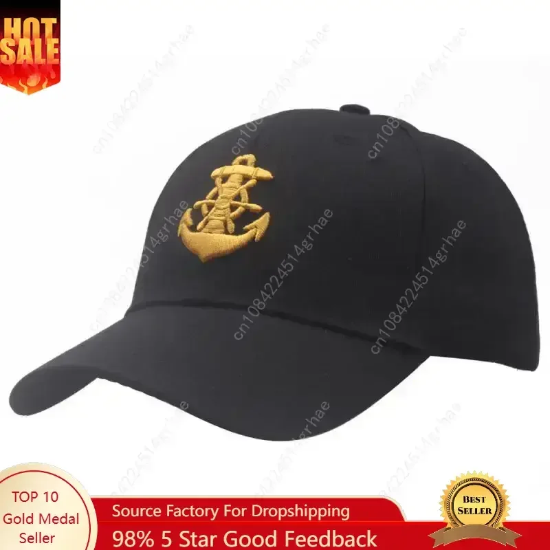 

Anchor Baseball Caps For Men Women Cotton Sailor Hat Mens Outdoor Snapback Hip Hop Trucker Hat Black Cap Gorras Dropshipping