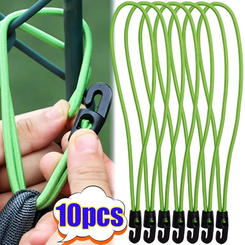 Elastic Mini Luggage Rope Multi Functional 26cm Bicycle Motorcycle Latex Binding Luggage Elastic Rope Camping Car Tether