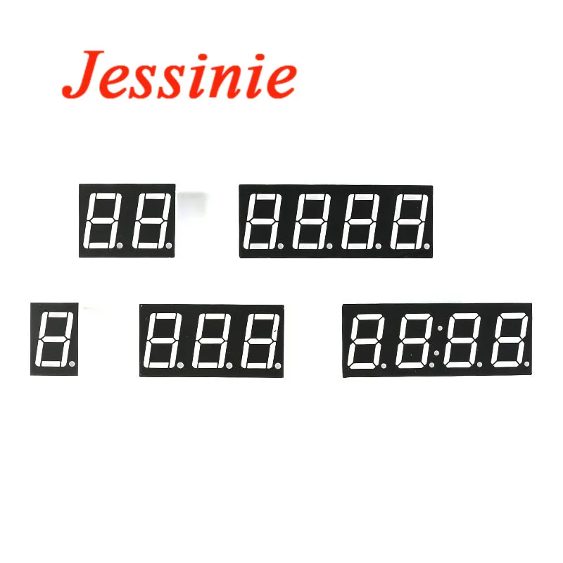 Tubo Digital Display LED, DIY Red Board, ânodo comum cátodo, 1Bit, 2Bit, 3Bit, 4Bit, 0,56 em, 7 Segment