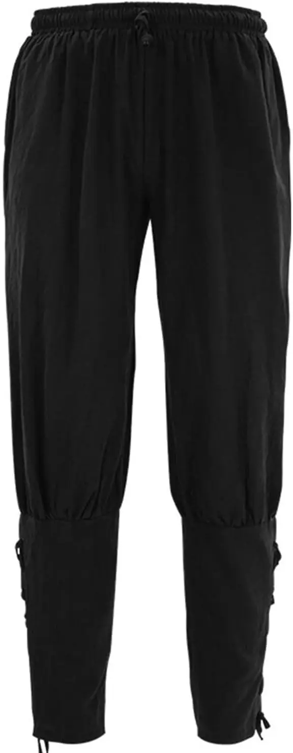 Unisex Medieval Ankle-Banded Cosplay Pants