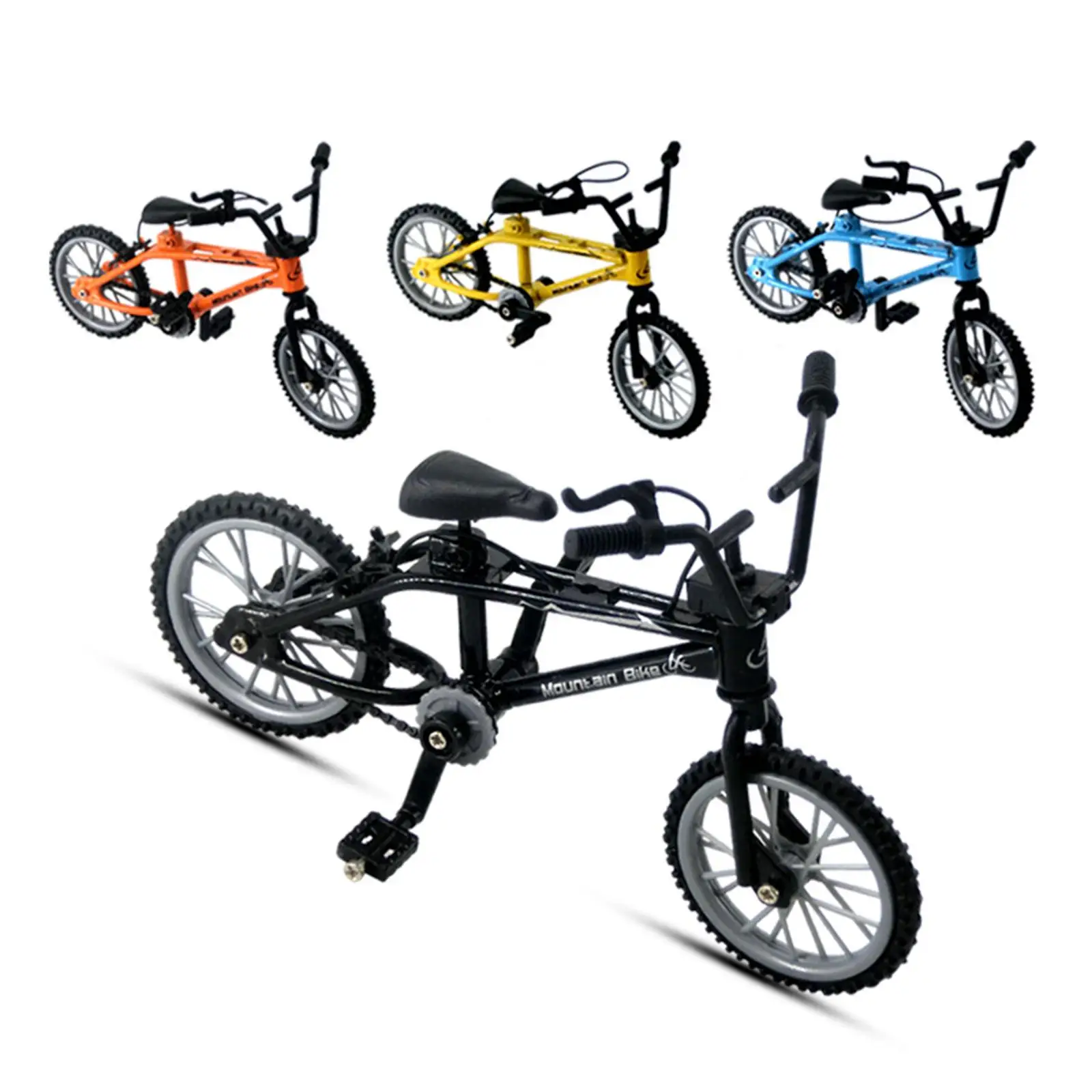 1:18 Scale Mini Bicycle Model Mountain Bike Model for Home Table Ornaments