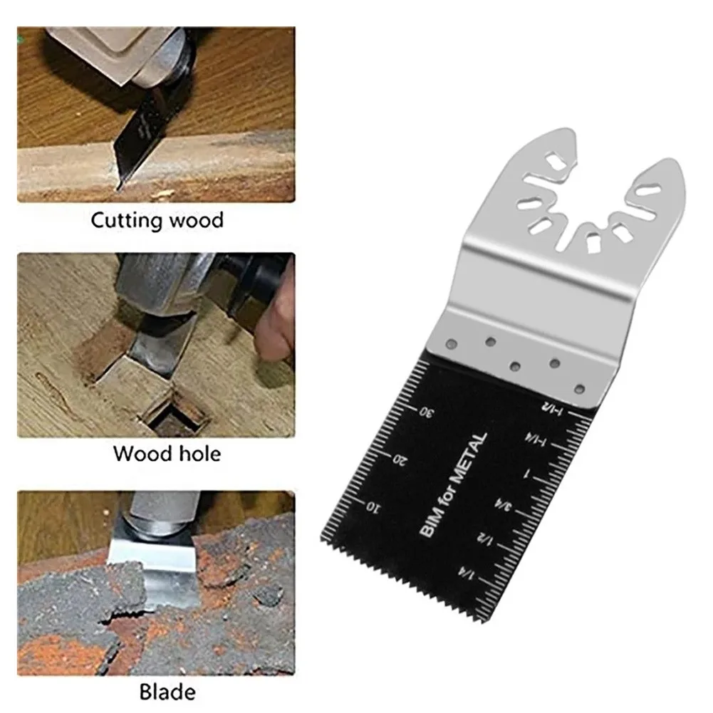 34mm Bi-Metal Oscillating Saw Blade Multi-Function Renovator Saw Blade Power Tools Accessories Universal Cutter Blade