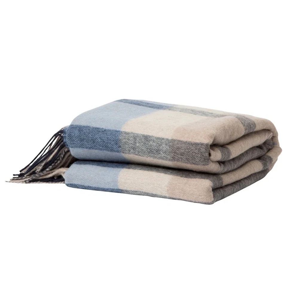 100% cashmere first class quality same fiber for luxury brand top plaid scarf shawl  throw blanket