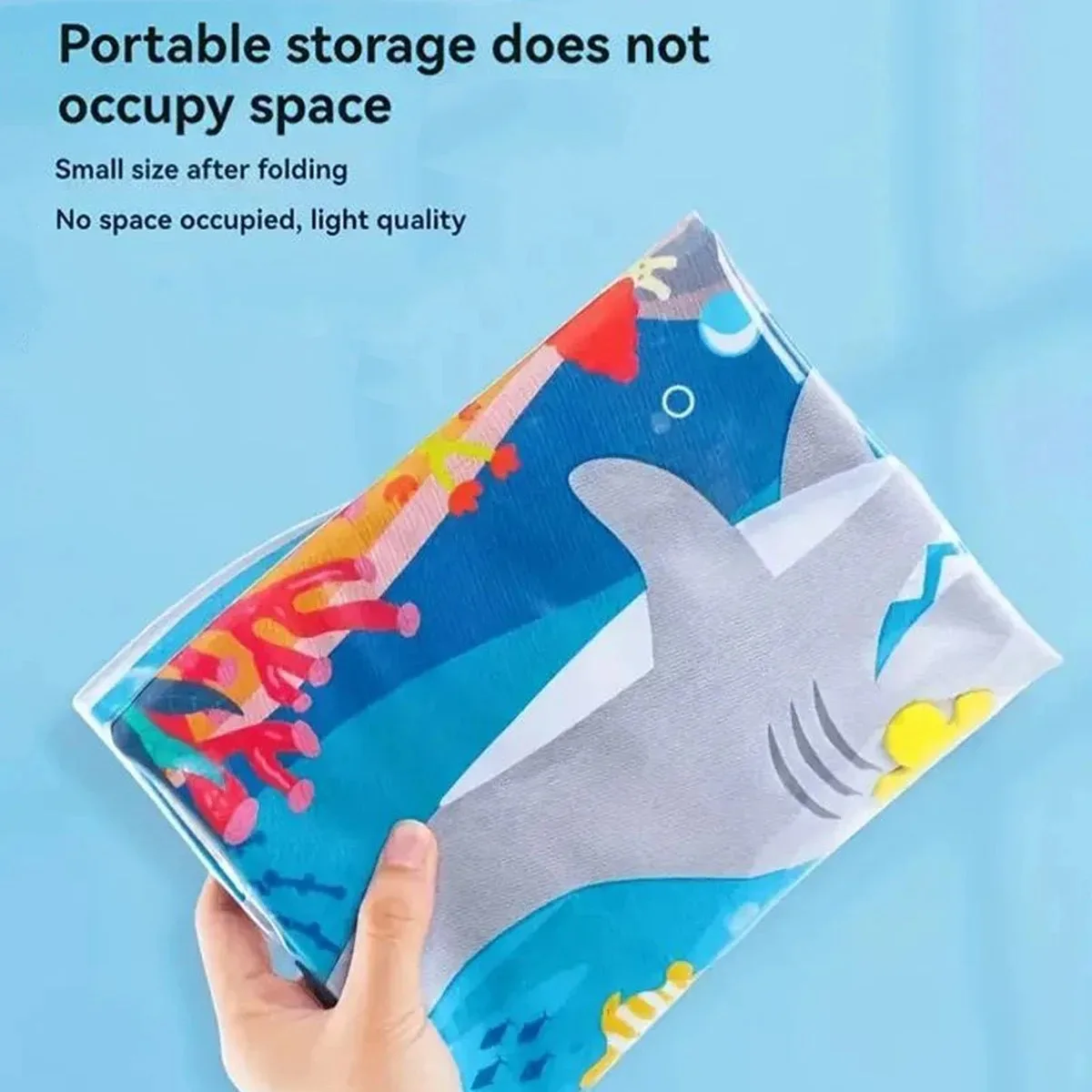 Summer pet cooling mat，Thickened Inflatable Water Mat For Cat And Dog Pet Playmat With Fish Sea Ocean Theme Sensory Toy Water view 5