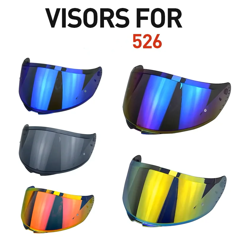 

VISORS FOR 526 Helmet Visor Lenses, Motorcycle Full Face Helmet Visor Lenses, Electroplated Lenses