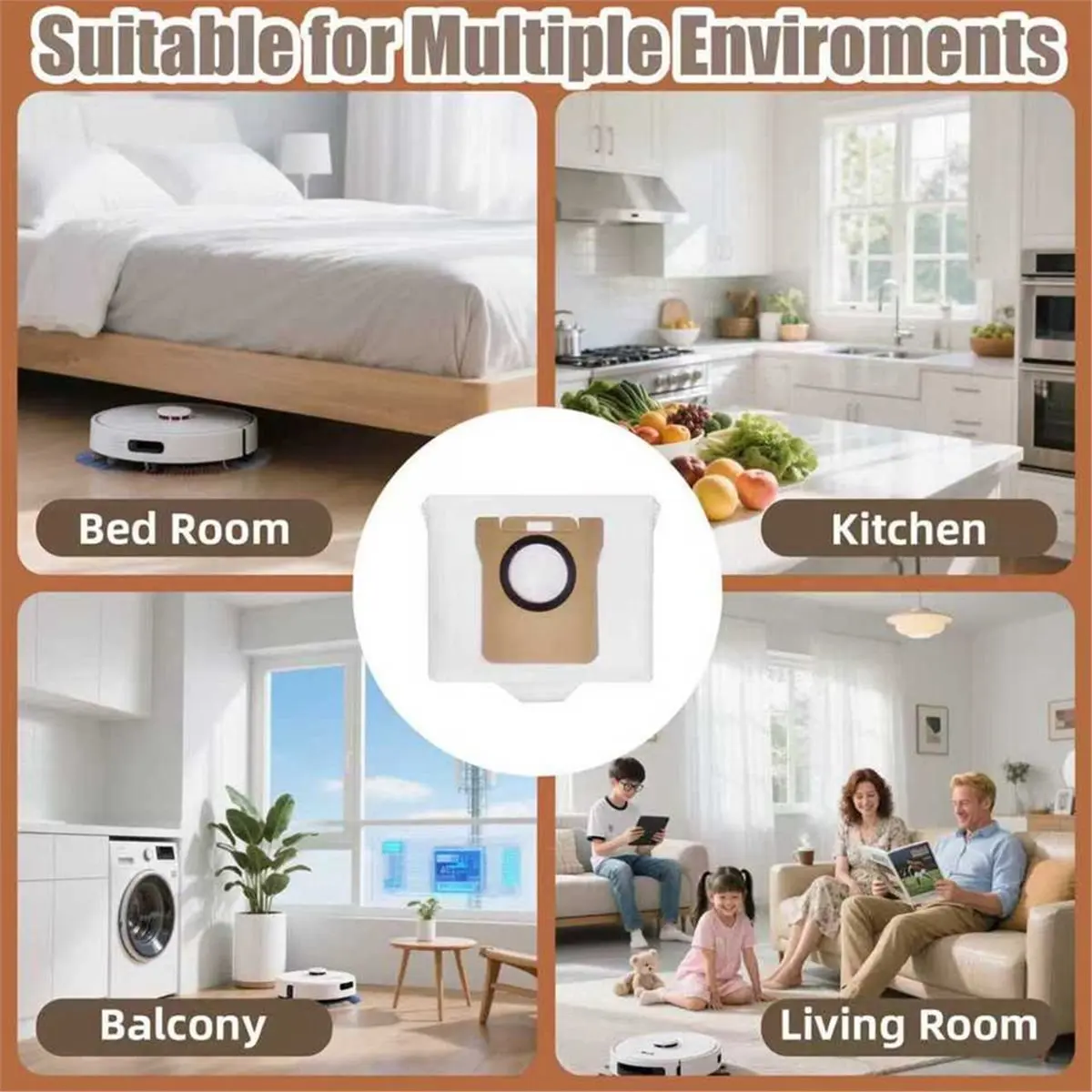 Dust Bag for Robot Vacuum X20 Plus X20 Max X20 Pro X10+ S10+ S20+ for L10s Ultra L20 Ultra L30 Ultra