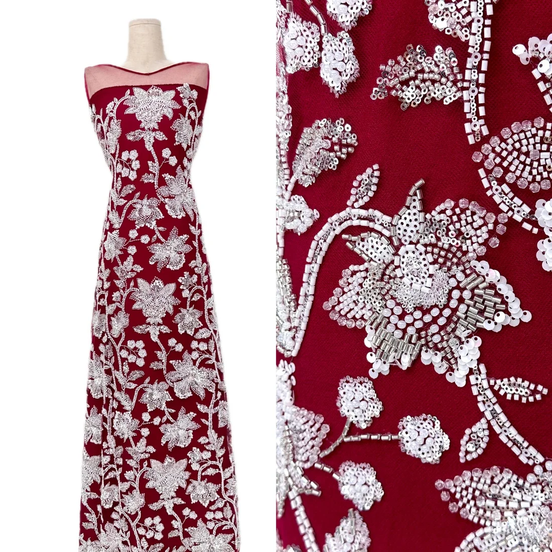 

Африканское кружево с пайетками 2026: Высококачественная роскошная французская нигерийская сетчатая ткань с бисером для пошива платьев, свадебных и праздничных нарядов