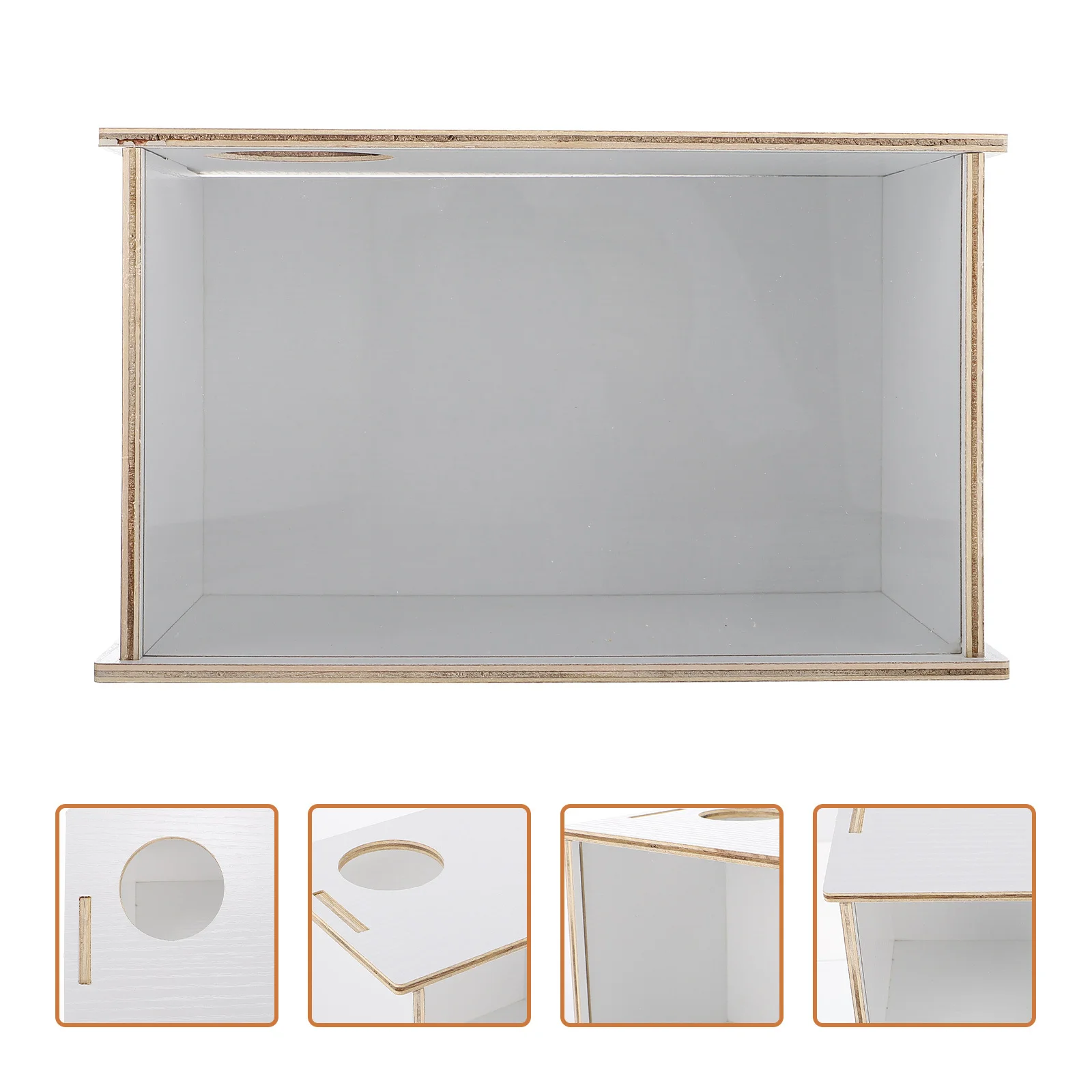 

Multi-Function Hamster Sand Bath Box Acrylic Transparent Bathtub for Small Pets Lightweight Easy Storage Chinchilla Household