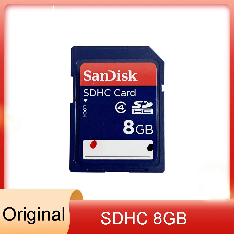 Original SanDisk SD Card 8GB Camera Memory Card Canon Panasonic CCD Digital Music Navigation 3D Printer CNC SDHC Memory Card