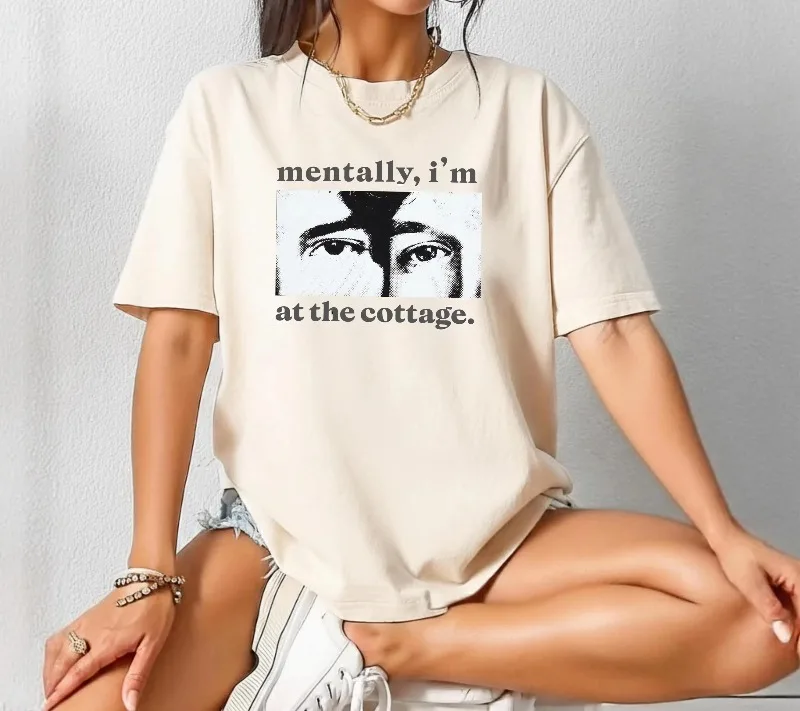 Summer Women's Vintage Hollanov Hollander Rozanov T-Shirt Cotton Breathable Stylish Versatile Street Style Oversized