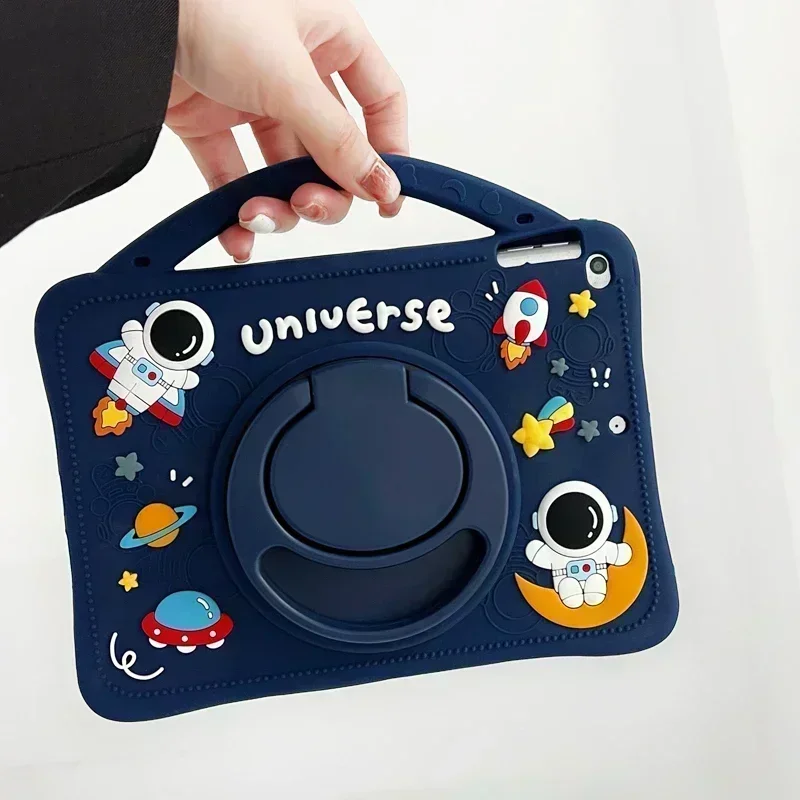 حافظة أطفال لهاتف Xiaomi RedMi Pad SE 11 "2023 RedMi Pad 10.61" غطاء لوحي Xiaomi 5 Mipad 6 Pro 11 360 مقبض دوران حامل Funda
