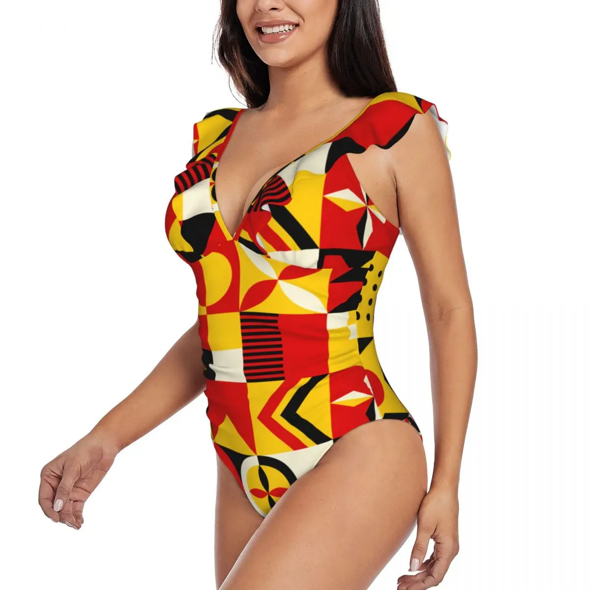 2024 Swimsuit Women's German American Heritage One-Piece Swimwear