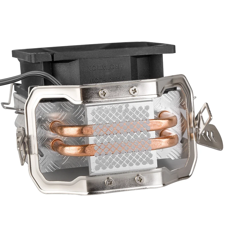 Z 80mm CPU Fan LGA1156 1155 1150 Silent Cooler Aluminum Heatsink Dual Copper Pipe