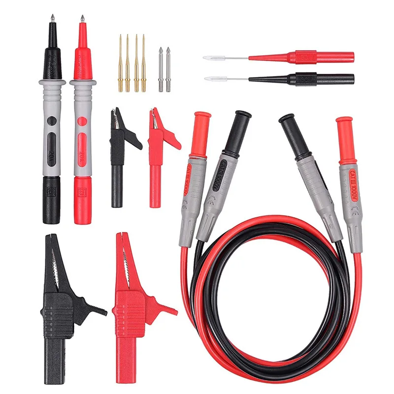 

Multi functional interchangeable probe universal pointed puncture back needle auto repair detection crocodile clip