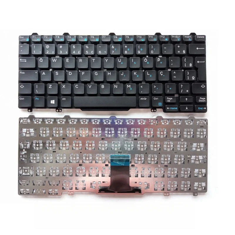 Replacement Backlit Laptop Keyboard US BR Layout For Dell Latitude E5250 E7250 E7270 7350 5290 Notebook PC